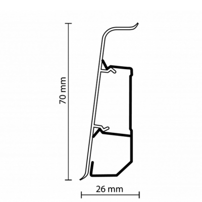 Listwa Dąb Sierra 154