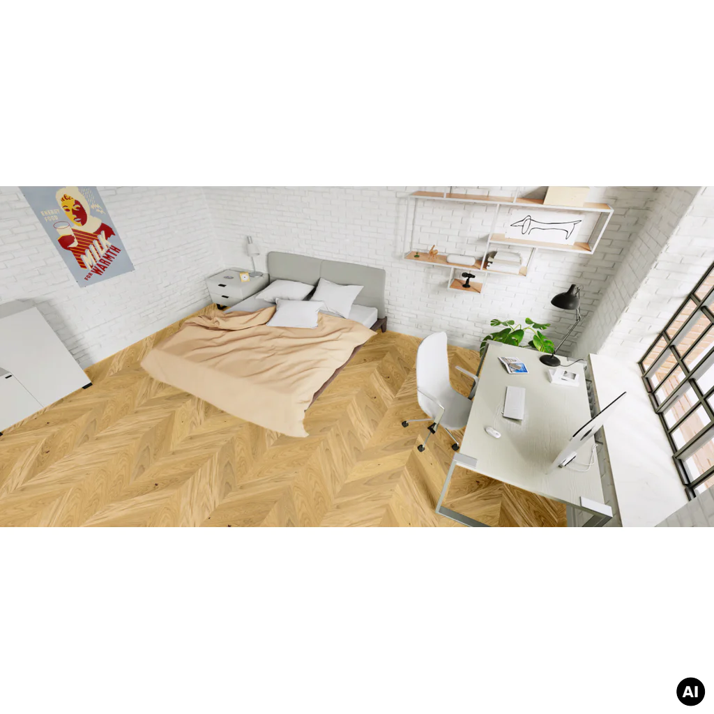 Podłoga drewniana Bright Jodła Francuska 14 mm, 1WV000006