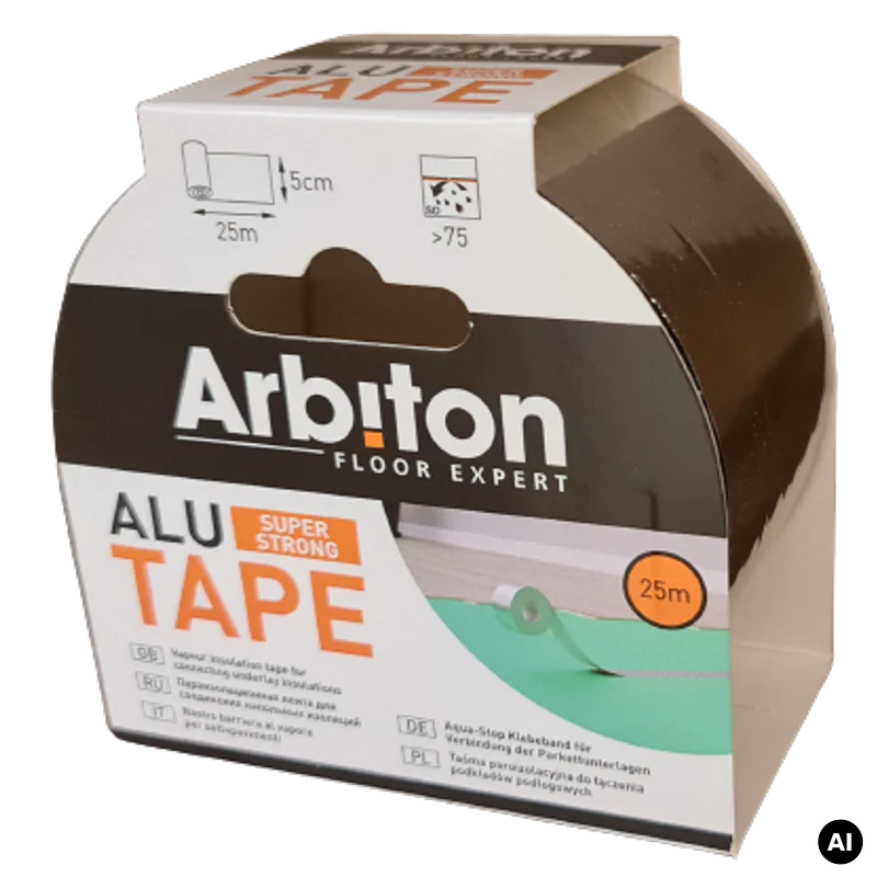 Taśma Alu Tape do łączenia podkładów podłogowych 25mb,