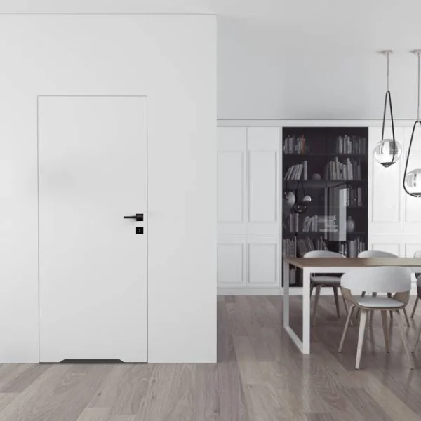 Drzwi Sara Eco 2 bezprzylgowe ukryte lewe WC 70 cm płyta, D