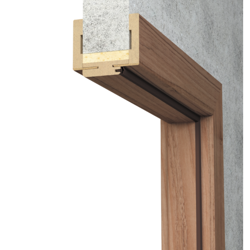 Ościeżnica regulowana Cell z kątownikiem T80 DRE 95-115 Lewa 70cm przylgowa , DRE 400009691