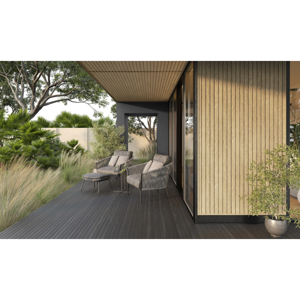 Panele zewnętrzne Fronto lamele Max-3 Dąb 3027783