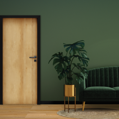 Drzwi wewnętrzne Komplet Drzwi + Ościeżnica regulowana Invado Loft lewe 80 cm bezprzylgowe 