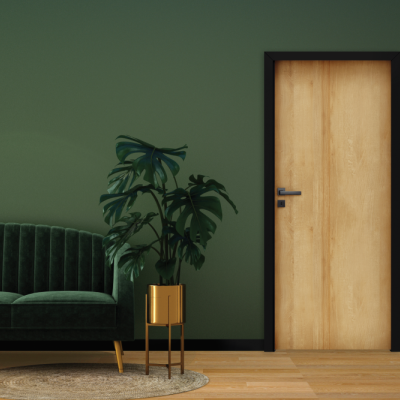 Komplet Drzwi + Ościeżnica regulowana Invado Loft prawe 80 cm bezprzylgowe , 100063796