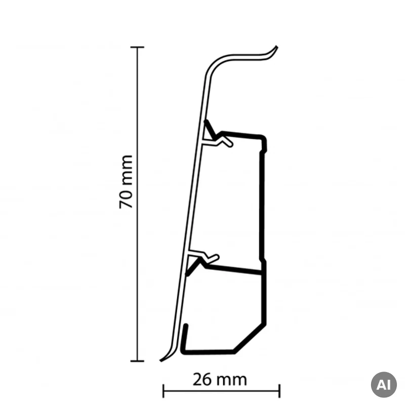 Listwa Dąb Tasmański 140, 5905167817018 - 3