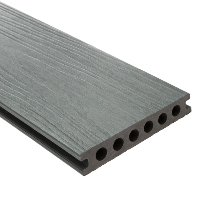 Deska tarasowa dwustronna BERGDECK W138 Szary/Czarny 2,9m 23 mm, BB0022