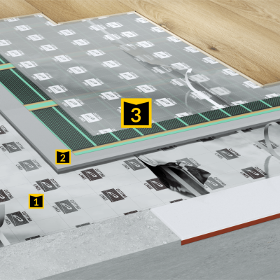 Podkład do ogrzewania folią grzewczą Secura HEAT VIinyl Click XPS, 5905167875216