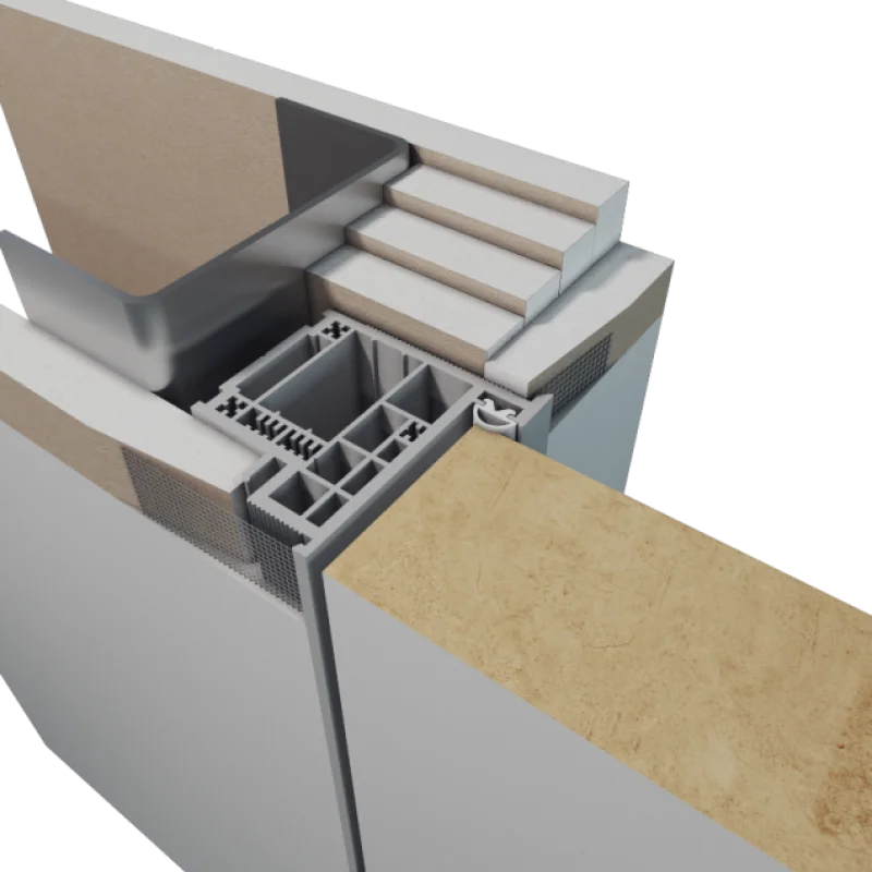 Zestaw Drzwi ukryte + Ościeżnica Sara Color bezprzylgowe (