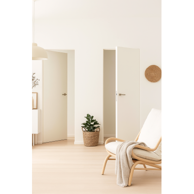 Zestaw Drzwi ukryte + Ościeżnica Sara Uni Prawe 70 cm do malowania, TH01070SB, DU102S0702