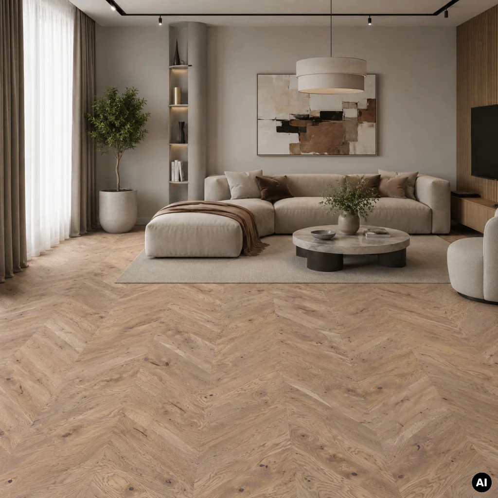 Podłoga drewniana Dąb Serene Jodła Francuska 14 mm, 1WV000005