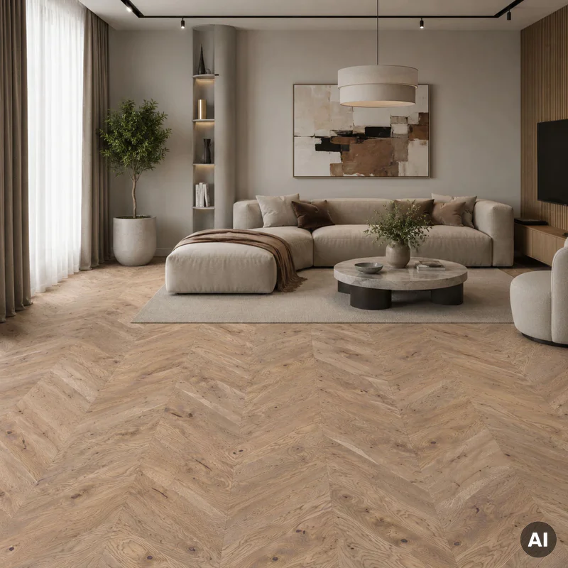 Podłoga drewniana Dąb Serene Jodła Francuska 14 mm, 1WV00