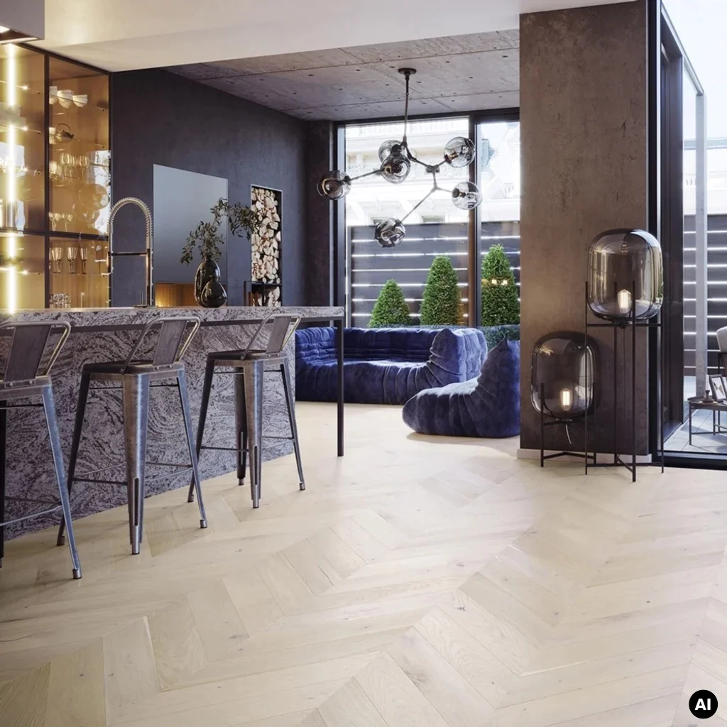 Podłoga drewniana Dąb Trivor Jodła Francuska 14 mm, 1WV000002