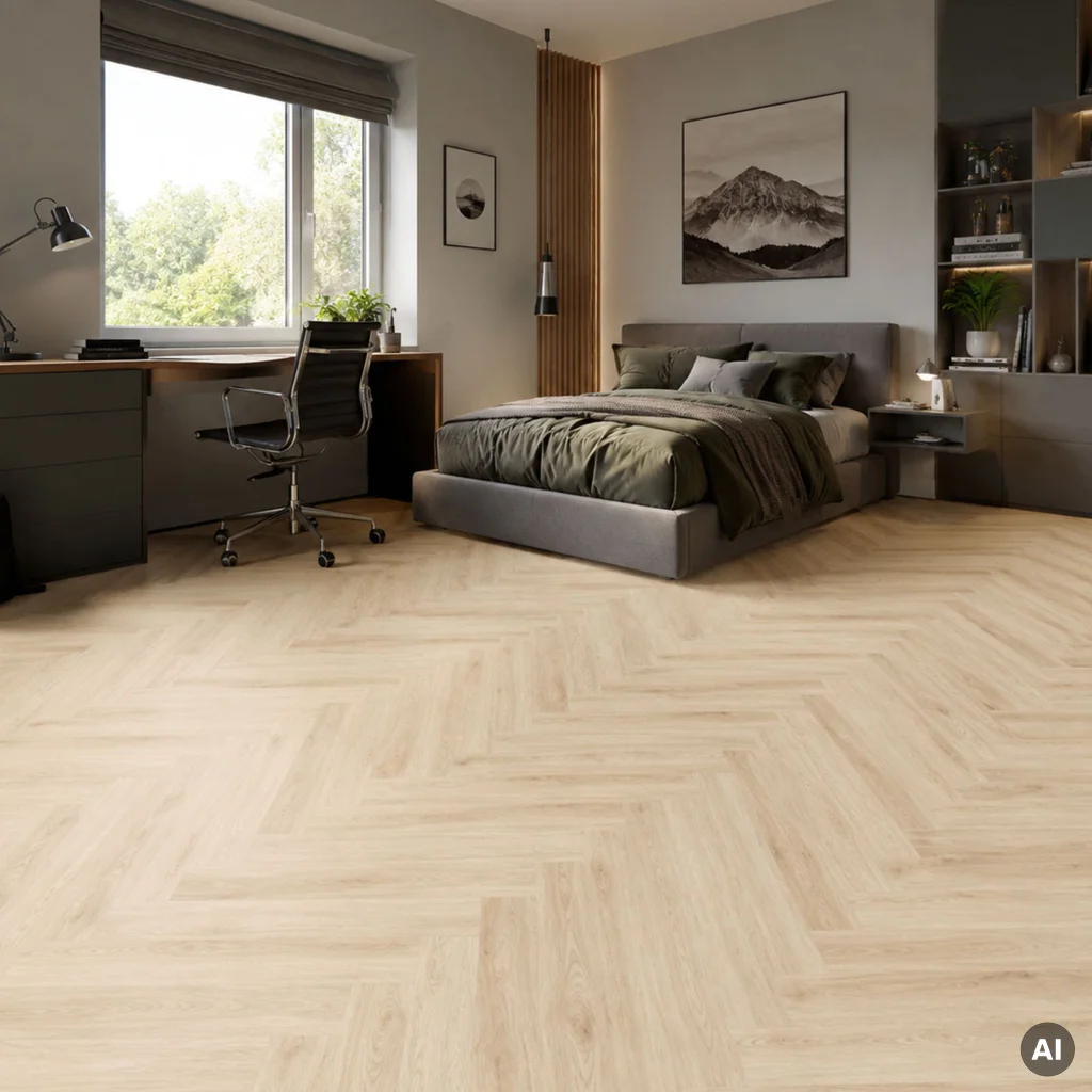 Panele winylowe SPC LVT Jodełka Dąb Harlow Klasa 33 5 mm TAK, CA158