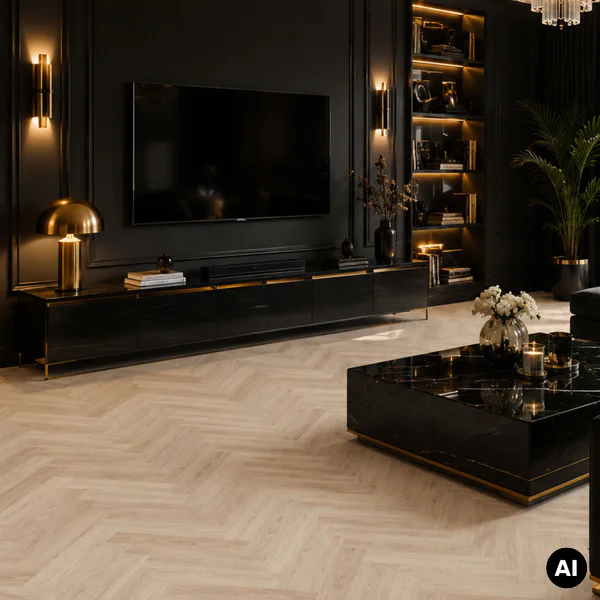 Panele winylowe SPC LVT Jodełka Dąb Harlow CA158 Klasa 33