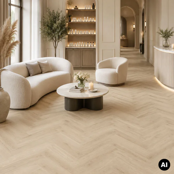 Panele winylowe SPC LVT Jodełka Dąb Harlow CA158 Klasa 33