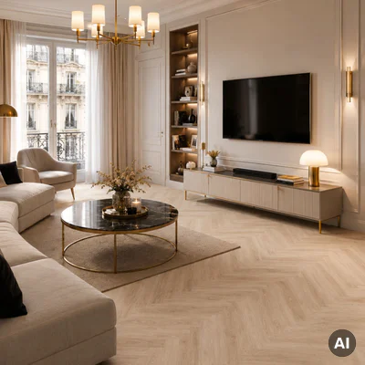 Panele winylowe SPC LVT Jodełka Dąb Harlow CA158 Klasa 33 5 mm TAK
