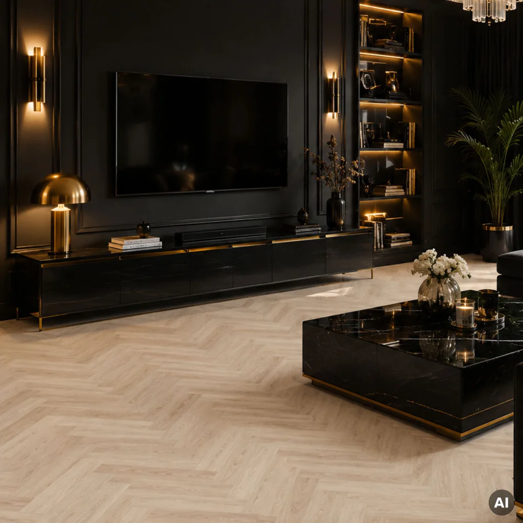 Panele winylowe SPC LVT Jodełka Dąb Harlow CA158 Klasa 33 5 mm TAK