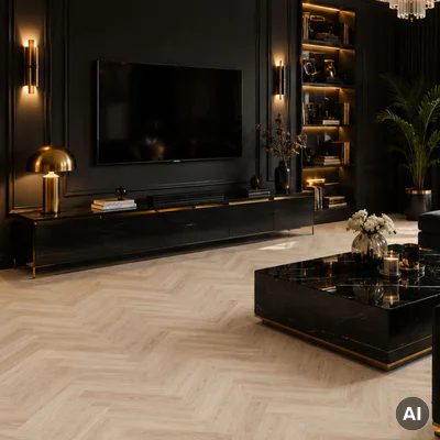 Panele winylowe SPC LVT Jodełka Dąb Harlow CA158 Klasa 33 5 mm TAK