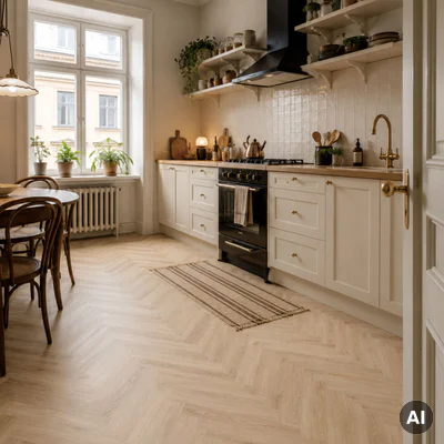Panele winylowe SPC LVT Jodełka Dąb Harlow CA158 Klasa 33 5 mm TAK