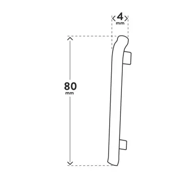 Narożnik zewnętrzny VIGO 80 Biały, 5905167826515