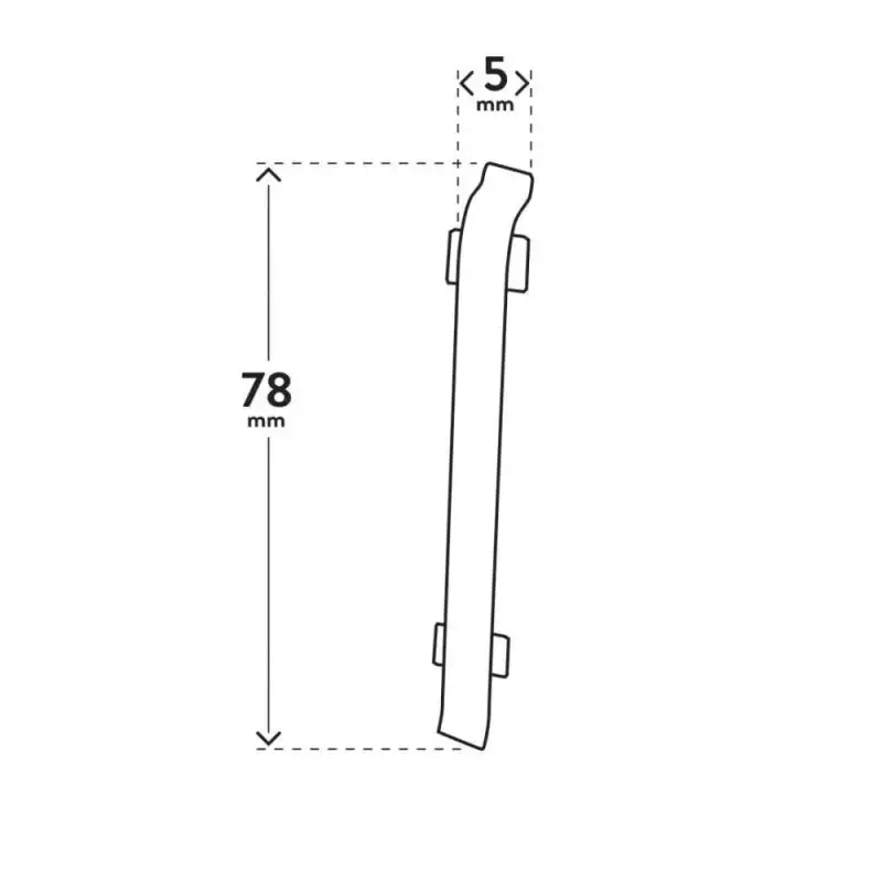 Łącznik VIGO 80 Biały, 5905167826591 - 2