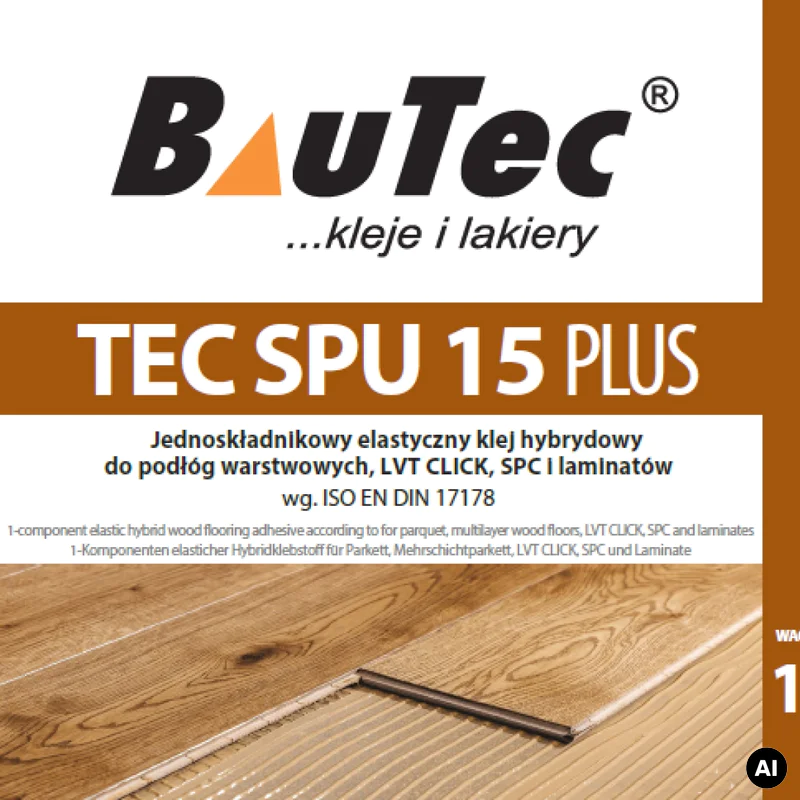 Klej do drewna BauTec TEC SPU 15 PLUS 17kg BauTec TEC SPU-1
