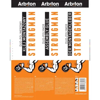 Klej montażowy Arbiton Strongman 300 ml 5905167788264