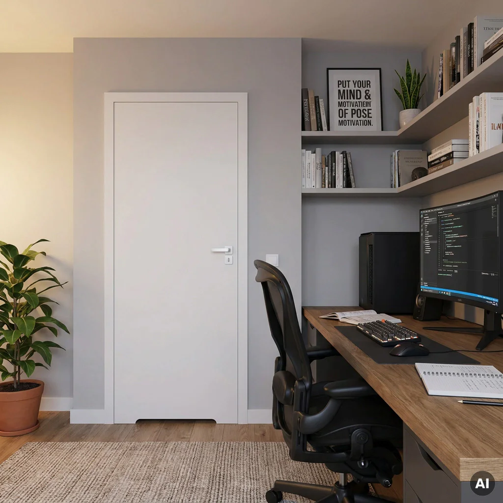 Drzwi Porta VECTOR Premium T WC Lewe 80cm bezprzylgowe, SPAPMT0L08UBIWAYU0H000