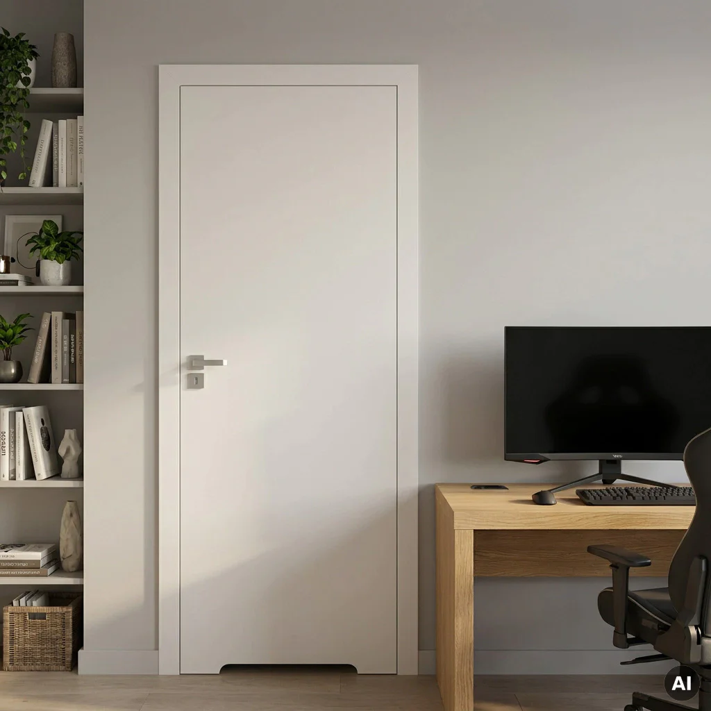 Drzwi Porta VECTOR Premium T WC Prawe 80cm bezprzylgowe, SPAPMT0P08UBIWAYU0H000