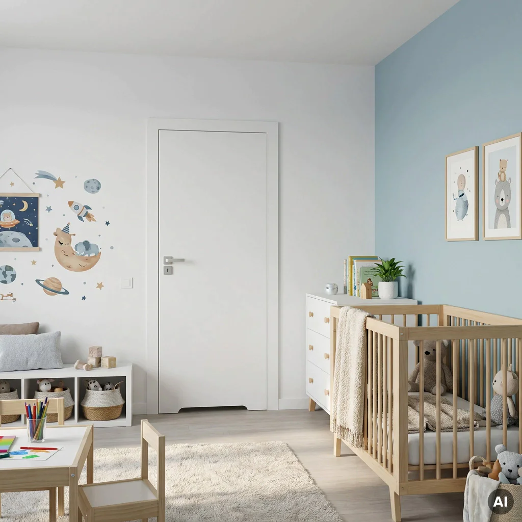 Drzwi Porta VECTOR Premium T WC Prawe 80cm bezprzylgowe, SPAPMT0P08UBIWAYU0H000