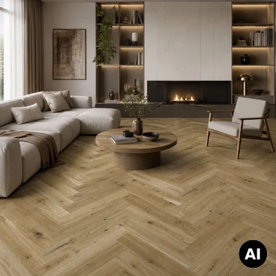 Podłoga drewniana Dąb Toffee Jodła Klasyczna 14 mm, 1WC000017