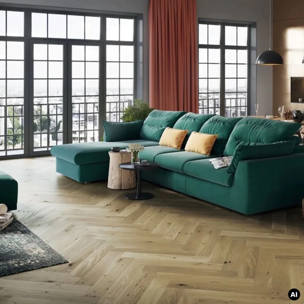 Podłoga drewniana Dąb Toffee Jodła Klasyczna 14 mm, 1WC000017