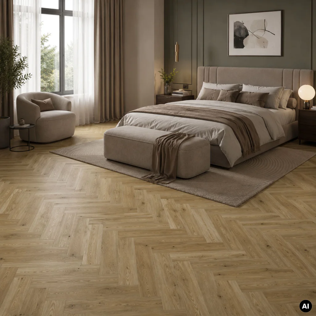Podłoga drewniana Dąb Toffee Jodła Klasyczna 14 mm, 1WC000017