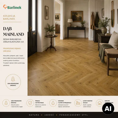 Podłoga drewniana Dąb Mainland Jodła Klasyczna 14 mm, 1WC000003