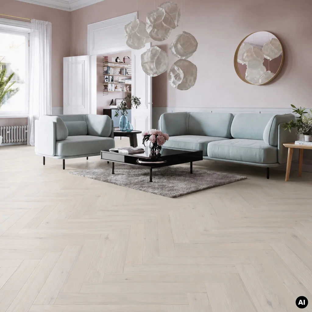 Podłoga drewniana Dąb Cappuccino Jodła Klasyczna 14 mm, 1WC000001