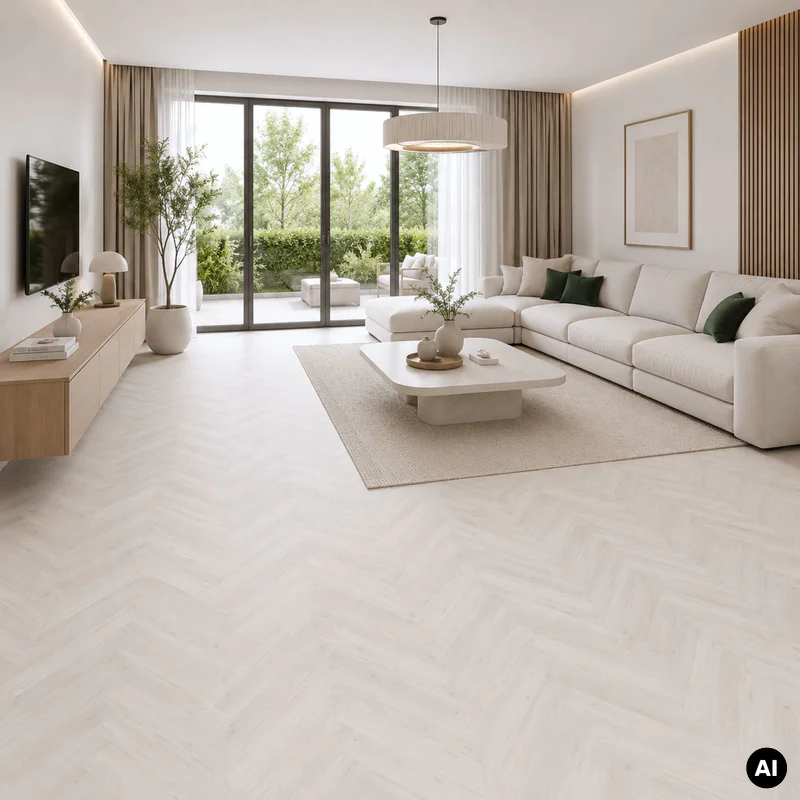 Podłoga drewniana Dąb Cappuccino Jodła Klasyczna 14 mm, 1
