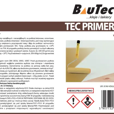 Grunt poliuretanowy BauTec Primer PU 5kg 1077-41PRIM