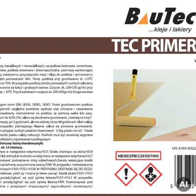 Grunt poliuretanowy BauTec Primer PU 5kg, 1077-41PRIM