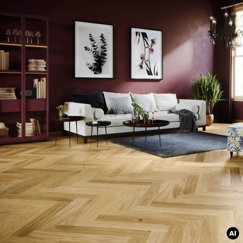Podłoga drewniana Dąb Bright Jodła Klasyczna 14 mm, 1WC00