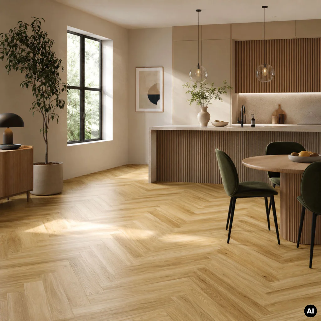 Podłoga drewniana Dąb Bright Jodła Klasyczna 14 mm, 1WC000016