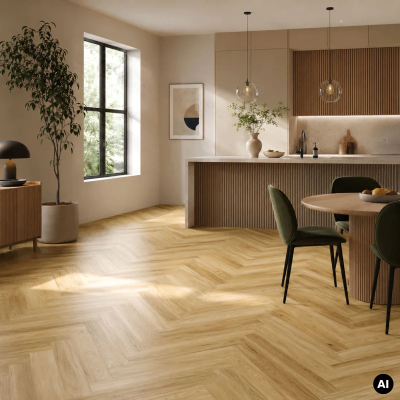 Podłoga drewniana Dąb Bright Jodła Klasyczna 14 mm, 1WC00