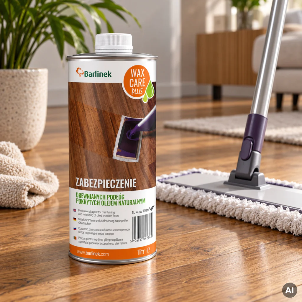 Wax Care Plus Barlinek 1L - środek do pielęgnacji podłóg olejowanych i olejowoskowanych, 5906737942765