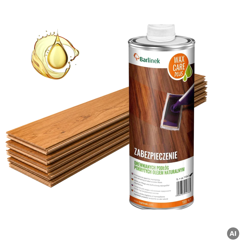 Wax Care Plus Barlinek 1L - środek do pielęgnacji podłóg olejowanych i olejowoskowanych, 5906737942765