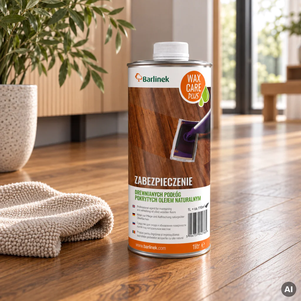 Wax Care Plus Barlinek 1L - środek do pielęgnacji podłóg olejowanych i olejowoskowanych, 5906737942765