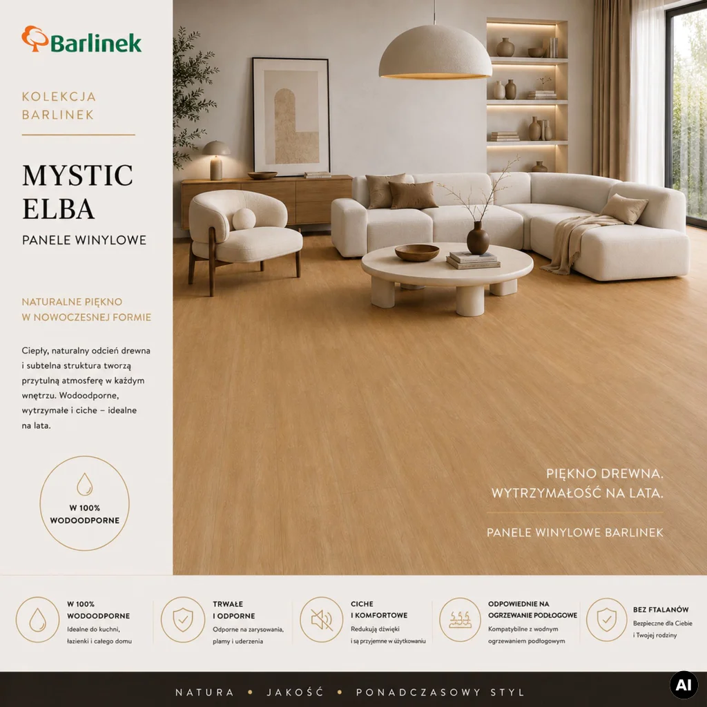 Panele Winylowe Mystic Elba V5ID-A31-MYS-12042M-142S Klasa 31 4.2 mm