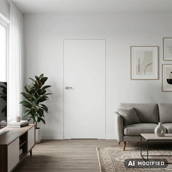 Drzwi Sara Eco 2 odwrotna przylga ukryte lewe WC 70 cm płyt