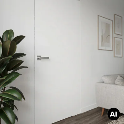 Drzwi Sara Eco 2 bezprzylgowe ukryte prawe WC 60 cm plaster miodu, DRE 400010378
