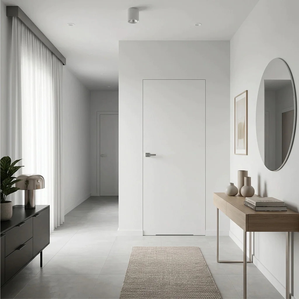 Drzwi Sara Eco 2 odwrotna przylga ukryte lewe WC 80 cm plaster miodu, DRE 400010025