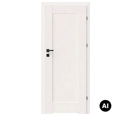 Drzwi Estra 5 przylgowe WC prawe 80cm, 5901316084744