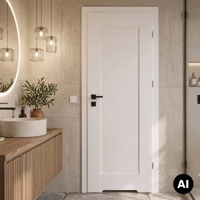 Drzwi Estra 5 przylgowe WC prawe 80cm, 5901316084744